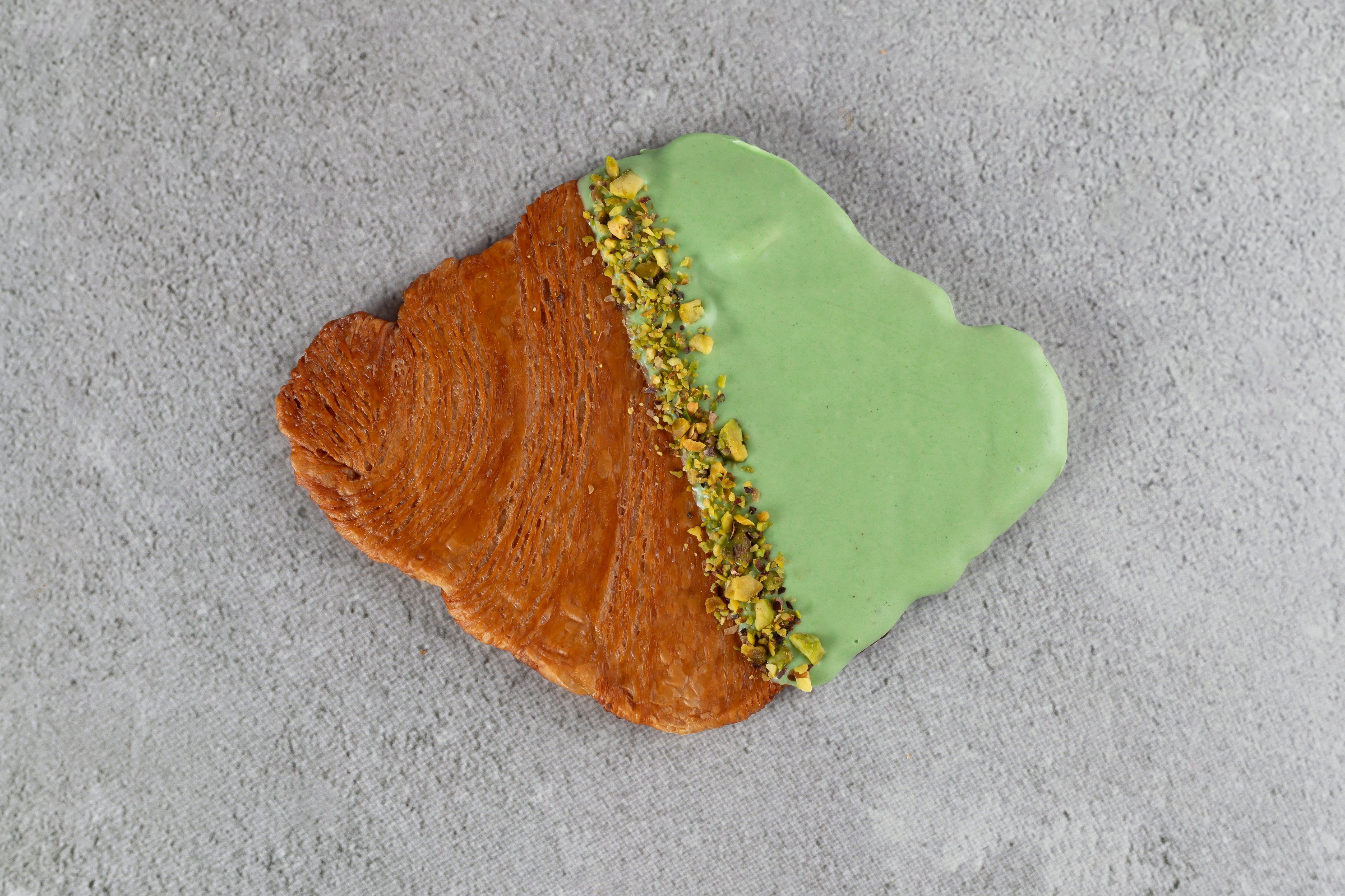 Pistachio Supreme Flat Croissant