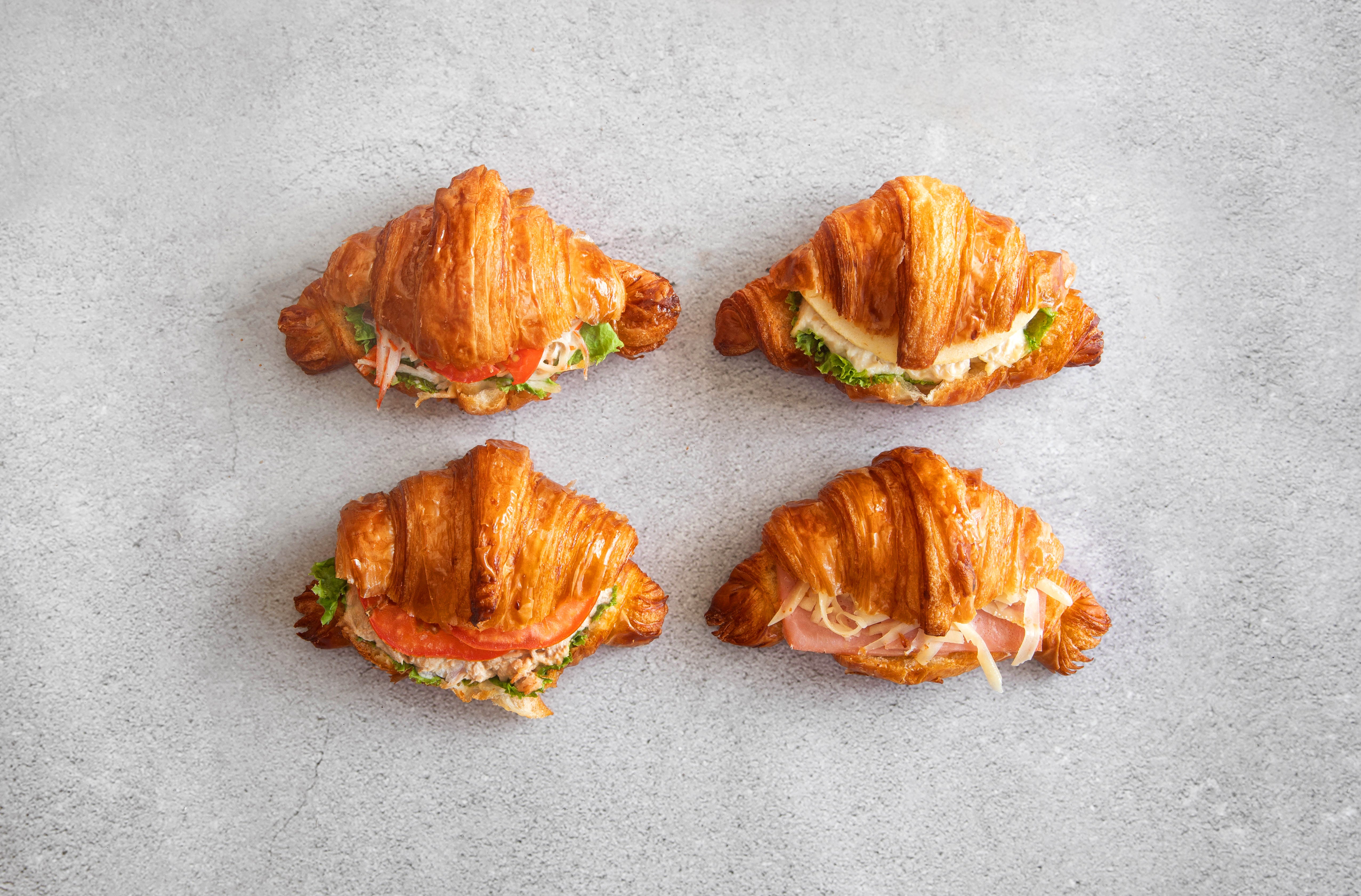 Mini Croissant Sandwiches Set